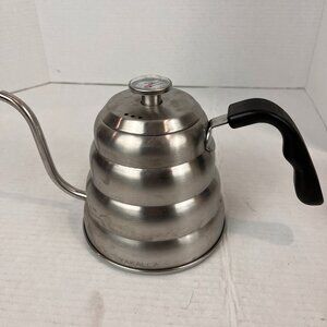 Yakalla Stainless Coffee Pot, approx. 6" x 6"